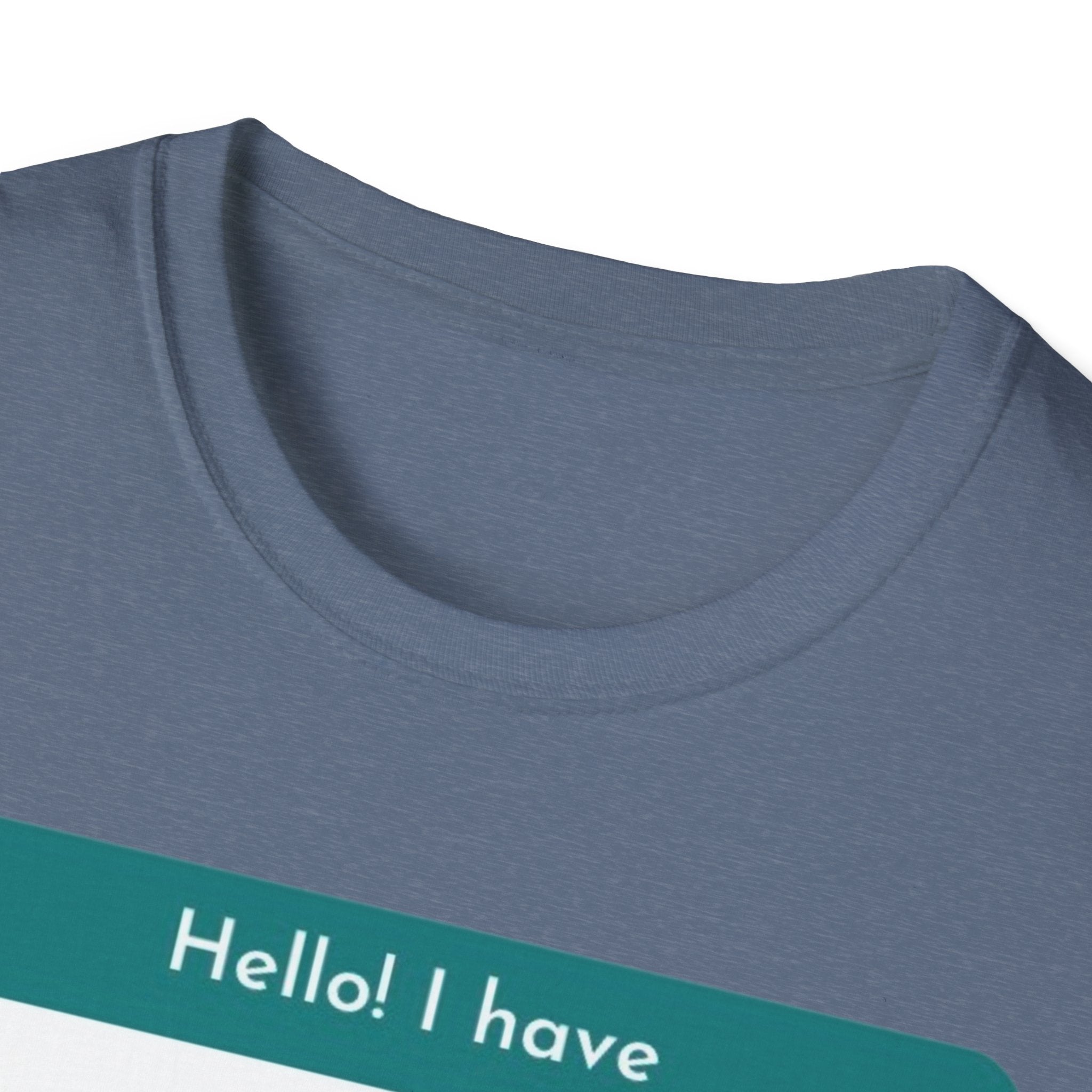 Myasthenia Gravis Awareness T-Shirt - "Hello! I have Myasthenia Gravis" Name Tag