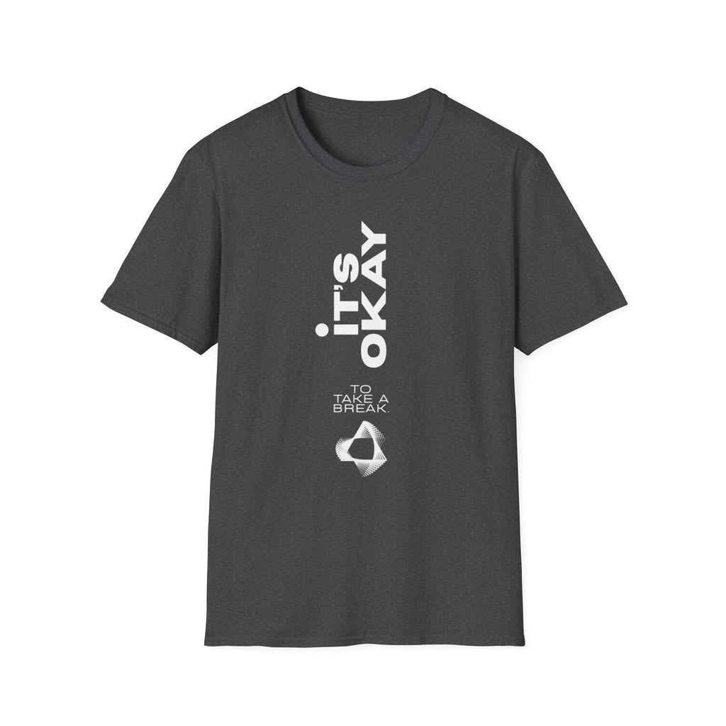 It's Okay Vertical Graphic Tee — Mental Health Awareness T-Shirt