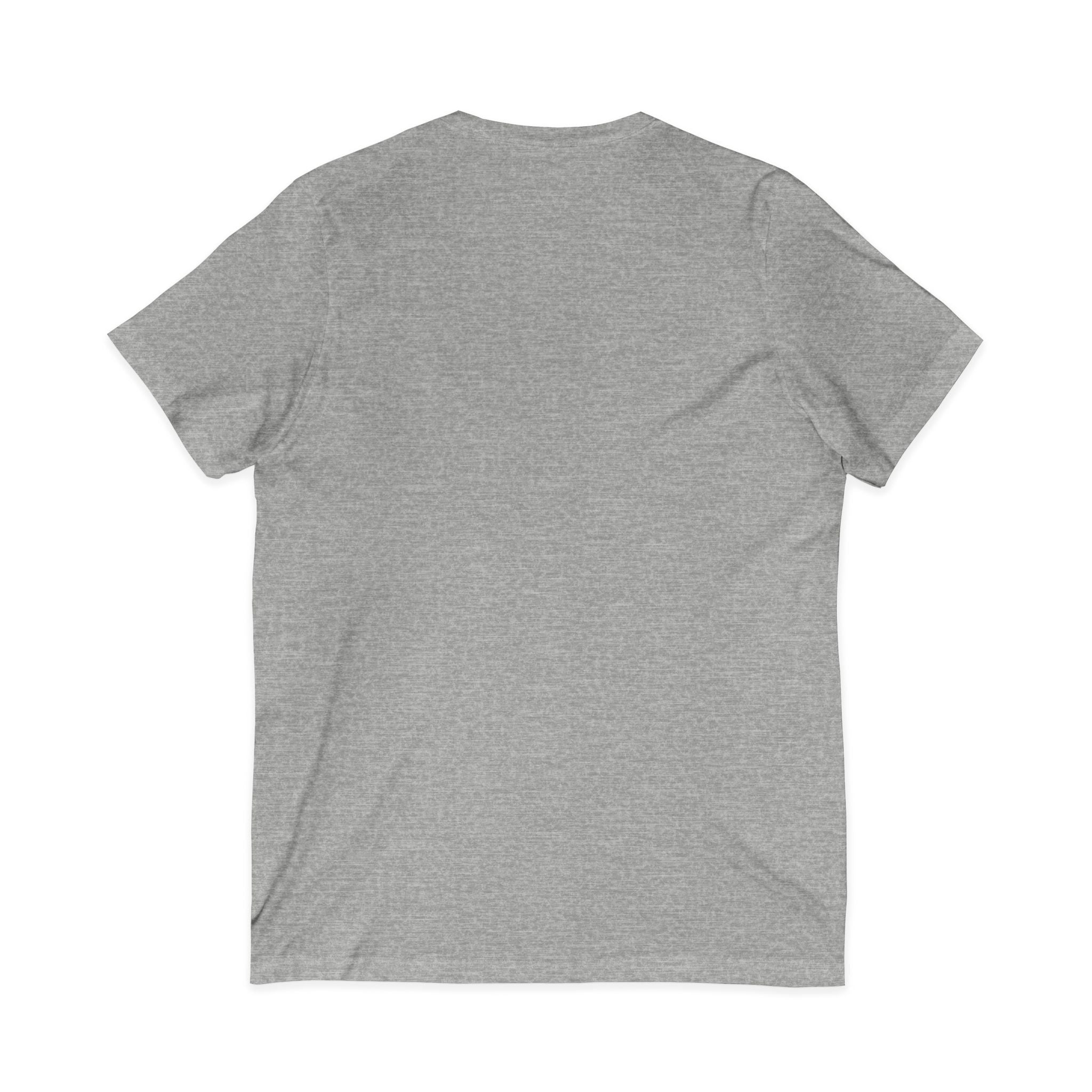 Teal Awareness Ribbon V-Neck Tee — "Together We Fight" Support Shirt