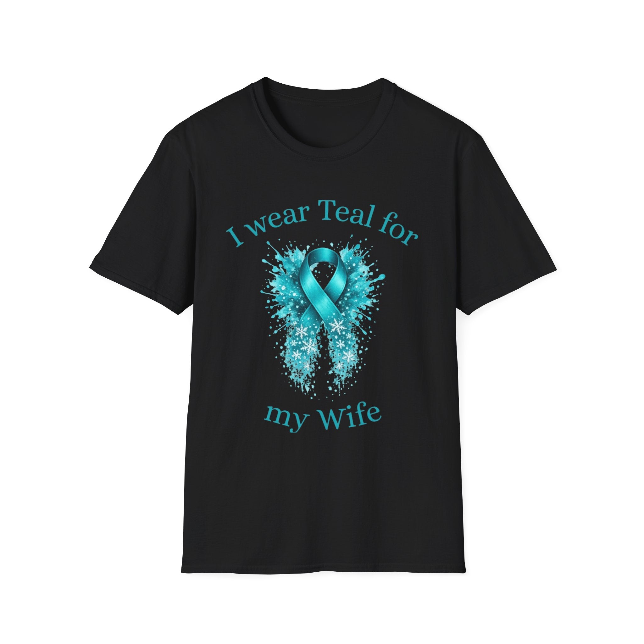 Myasthenia Gravis Awareness Tee — “I Wear Teal For My Wife”