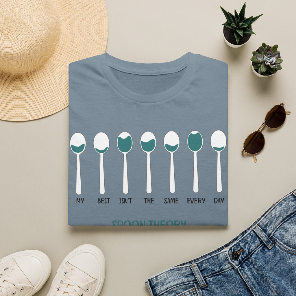 Spoon Theory T-Shirt – "My Best Isn't the Same Every Day" Chronic Illness Awareness Tee