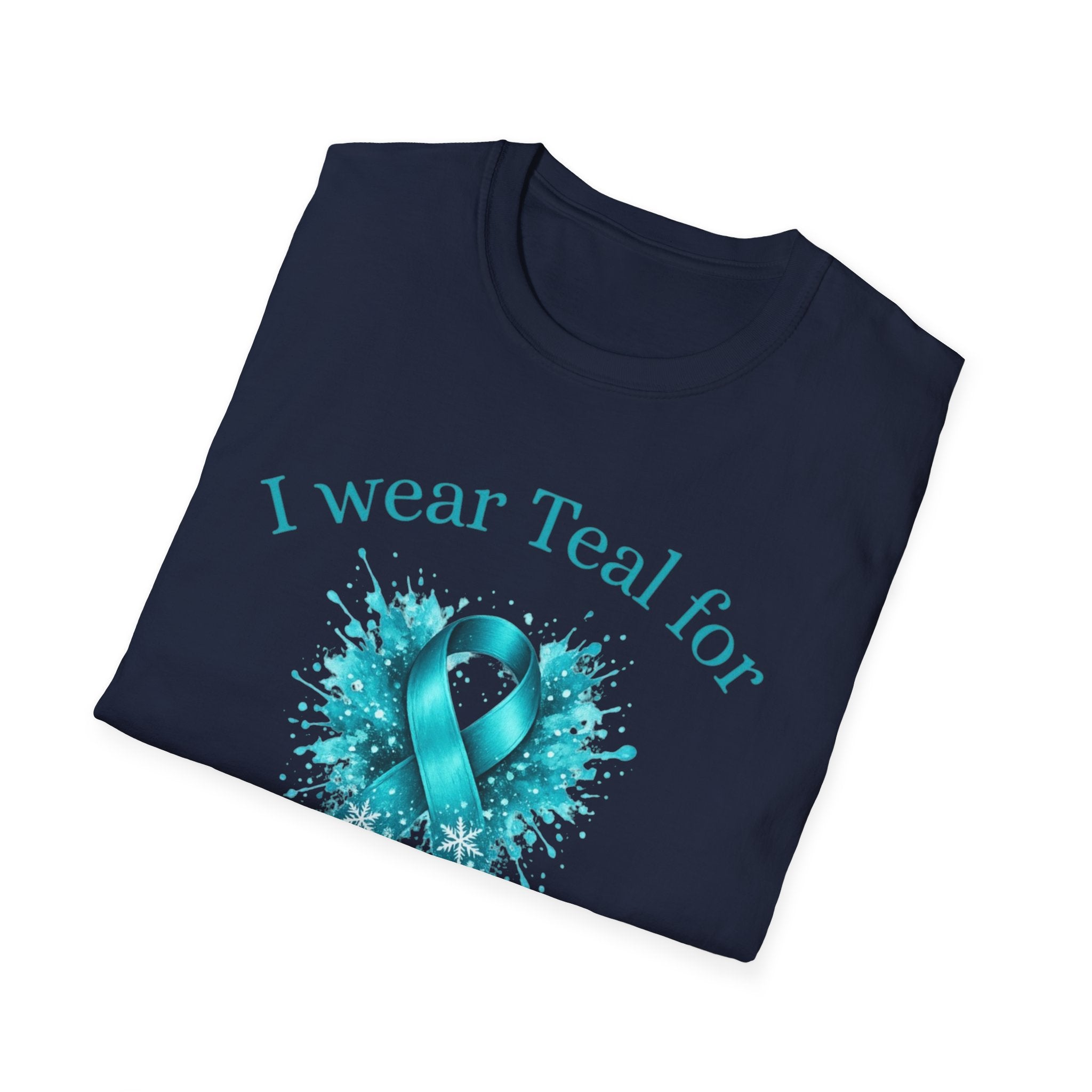 Myasthenia Gravis Awareness T-Shirt — "I Wear Teal for My Cousin" Support Tee