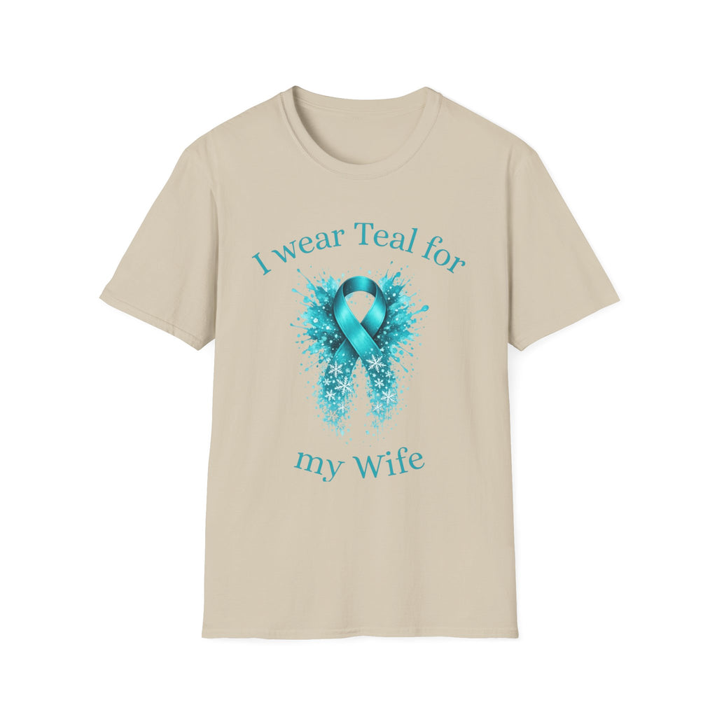 Myasthenia Gravis Awareness Tee — “I Wear Teal For My Wife”