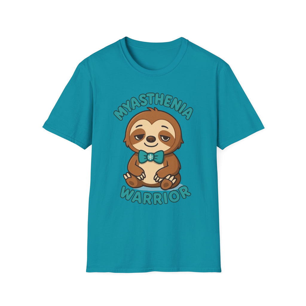 Myasthenia Warrior Sloth T-Shirt