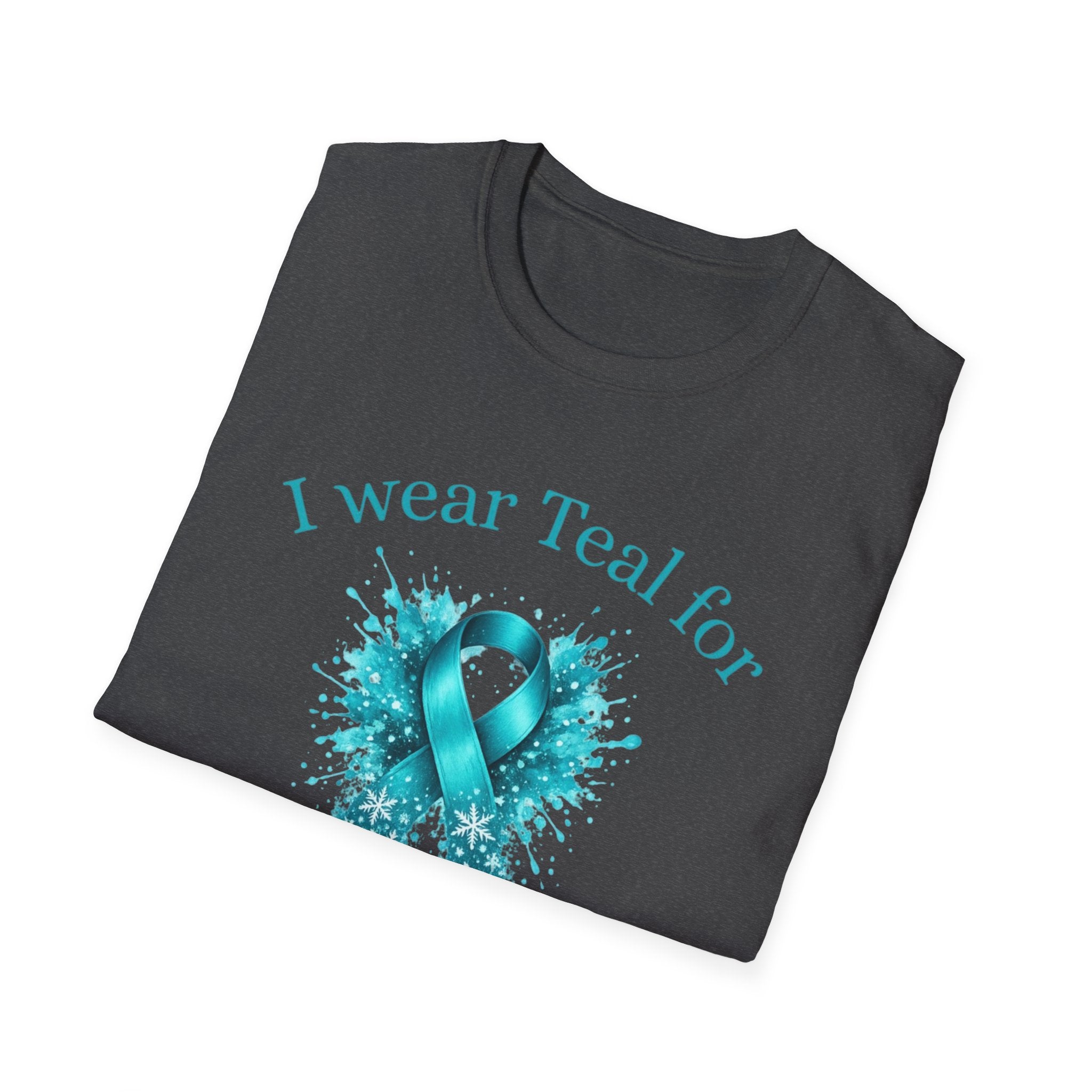 Myasthenia Gravis Awareness T-Shirt — "I Wear Teal For My Partner"
