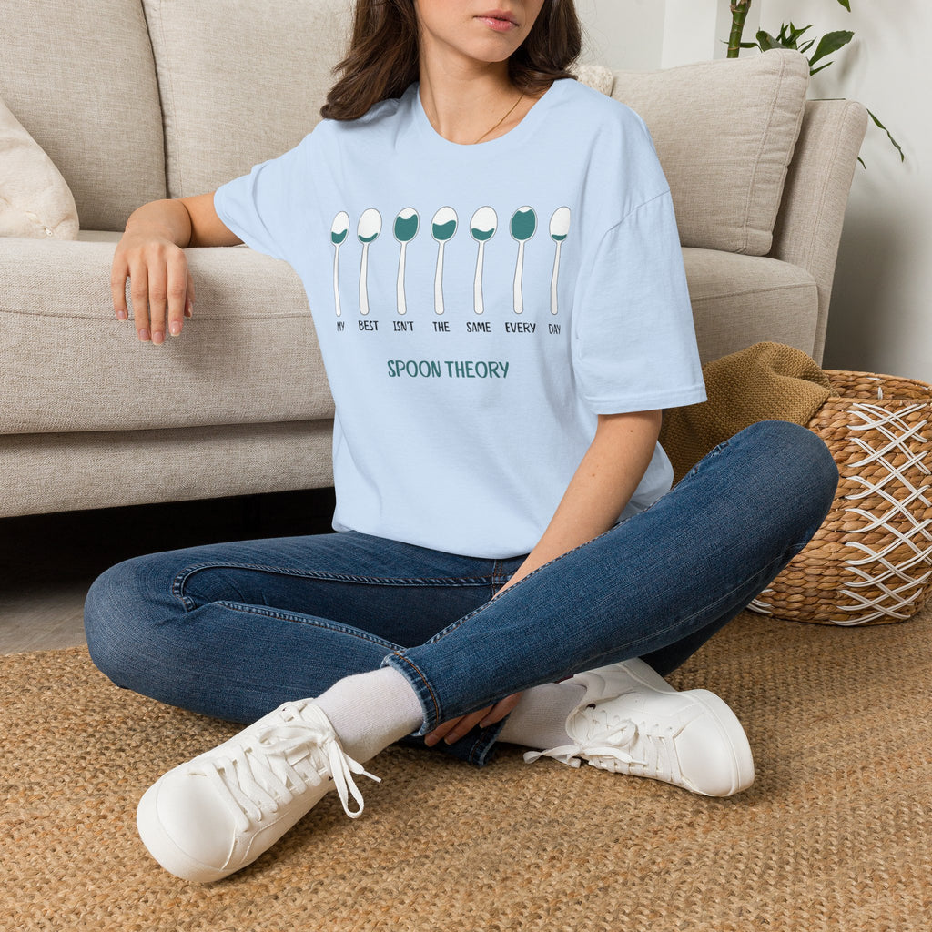 Spoon Theory T-Shirt – "My Best Isn't the Same Every Day" Chronic Illness Awareness Tee