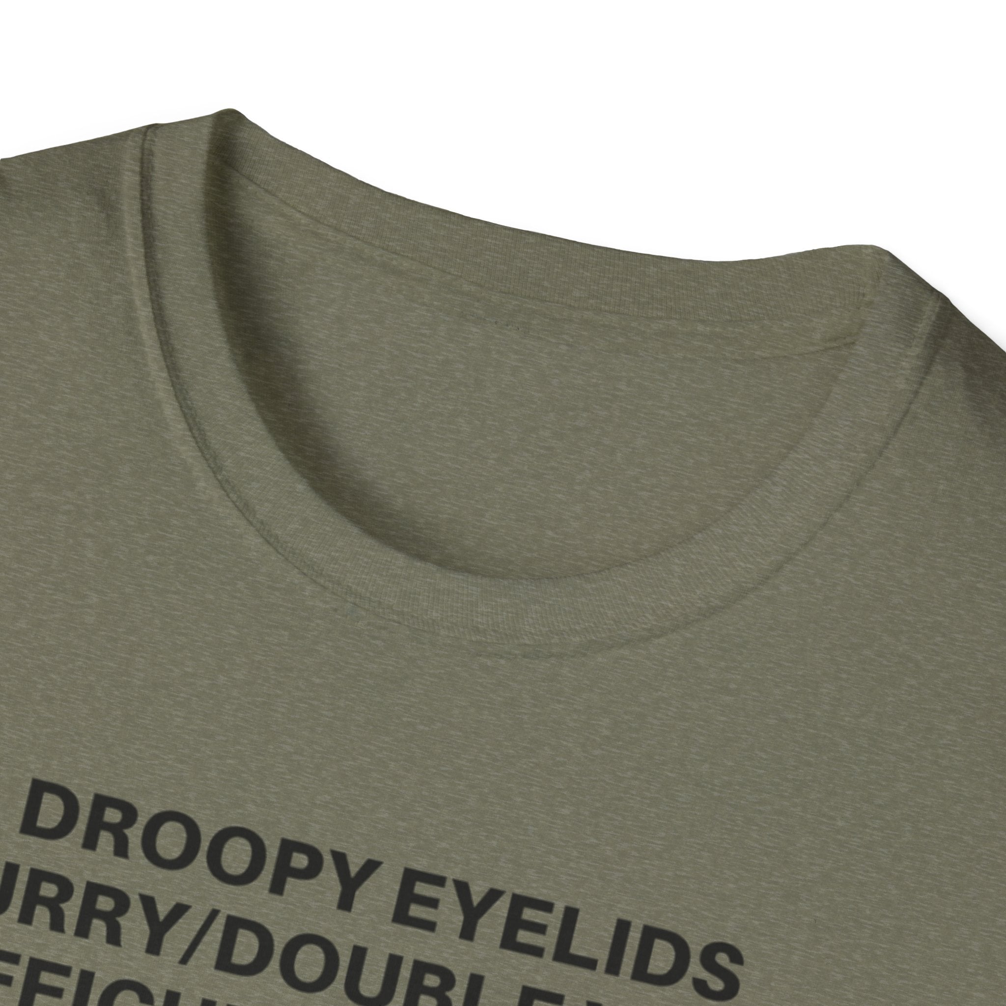 Myasthenia Gravis Awareness T-Shirt — Symptoms List Tee