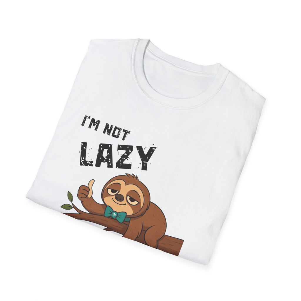 Myasthenia Gravis Awareness T-Shirt — "I'm Not Lazy, I Have Myasthenia Gravis" Sloth Design