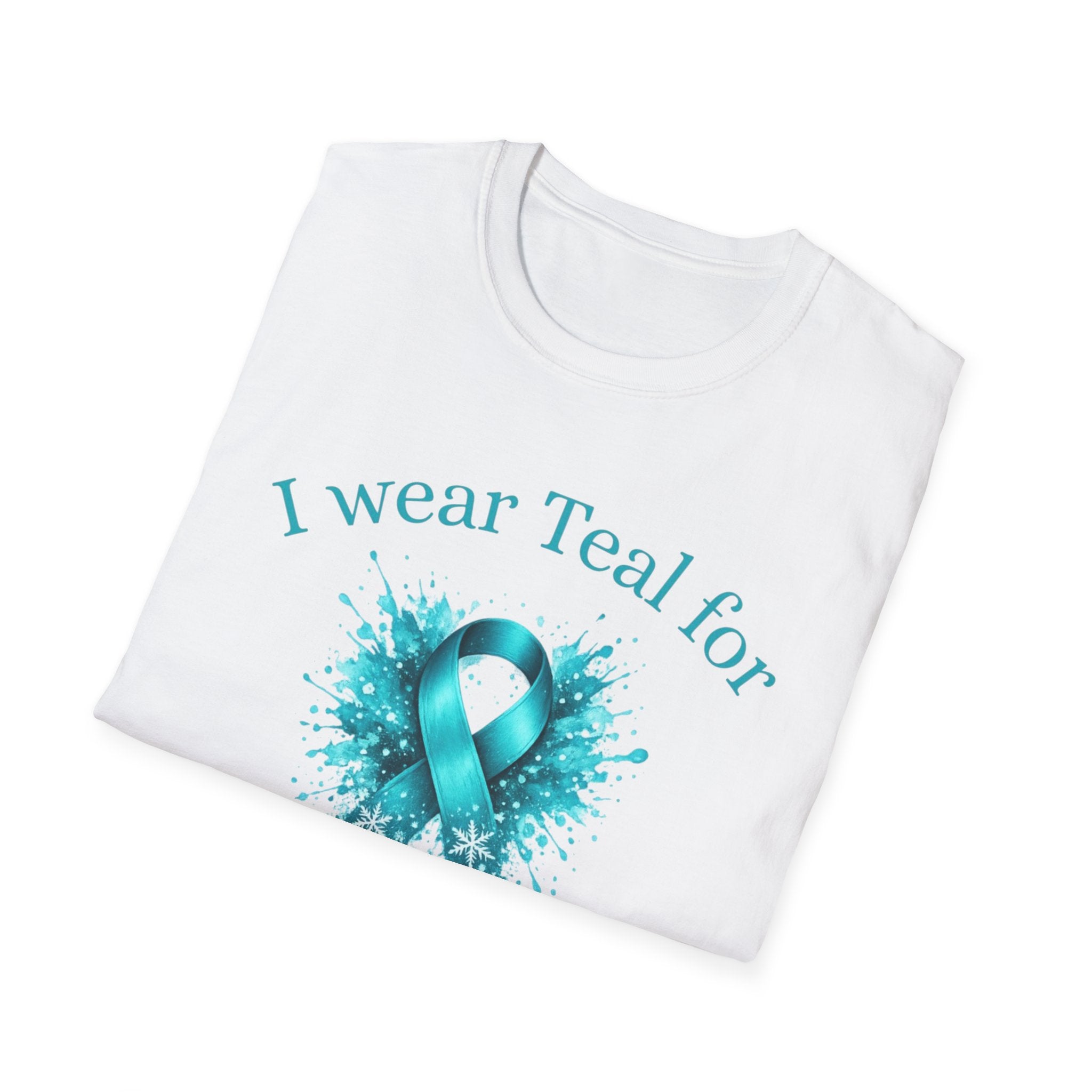 Myasthenia Gravis Awareness Tee — “I Wear Teal For My Wife”
