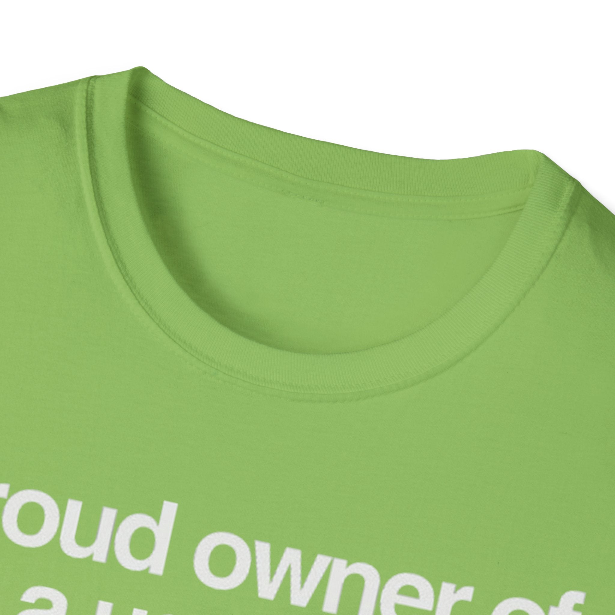 "Proud owner of a useless Immune System" Slogan Tee