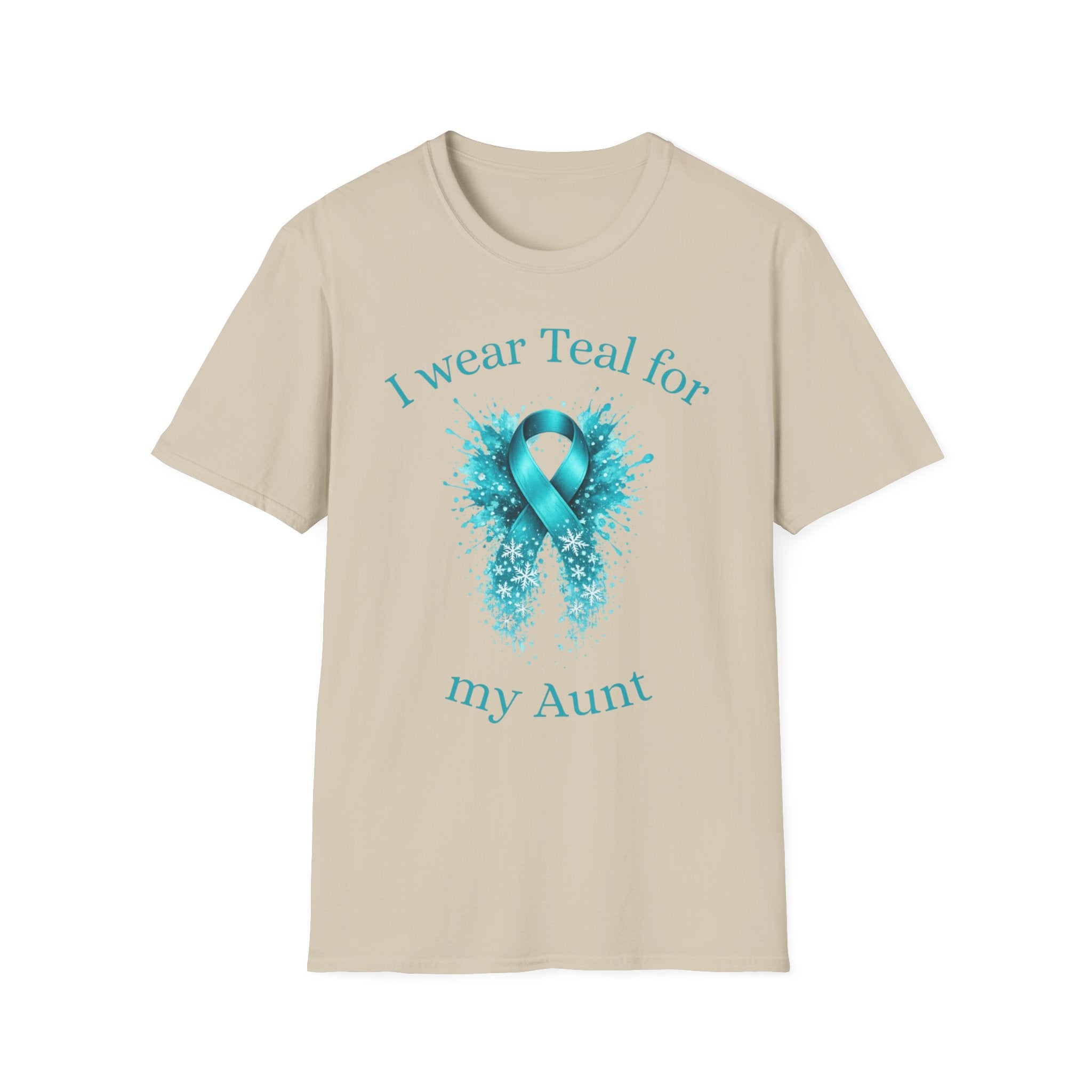 Myasthenia Gravis Awareness T-Shirt — “I Wear Teal For My Aunt”