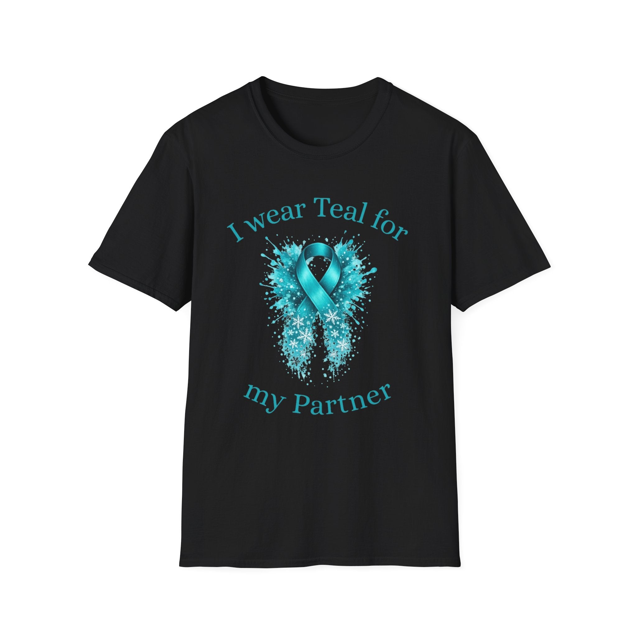 Myasthenia Gravis Awareness T-Shirt — "I Wear Teal For My Partner"
