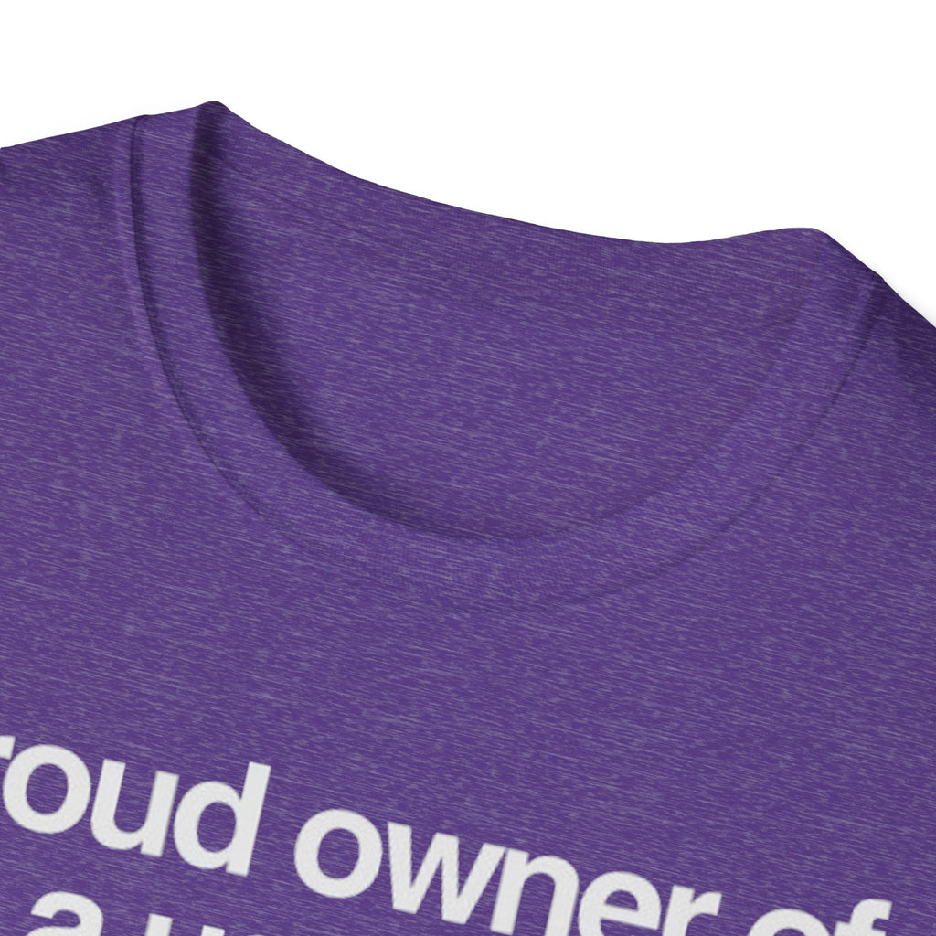 "Proud owner of a useless Immune System" Slogan Tee