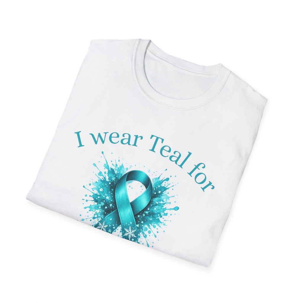 Myasthenia Gravis Awareness Tee — "I Wear Teal For My Girlfriend"