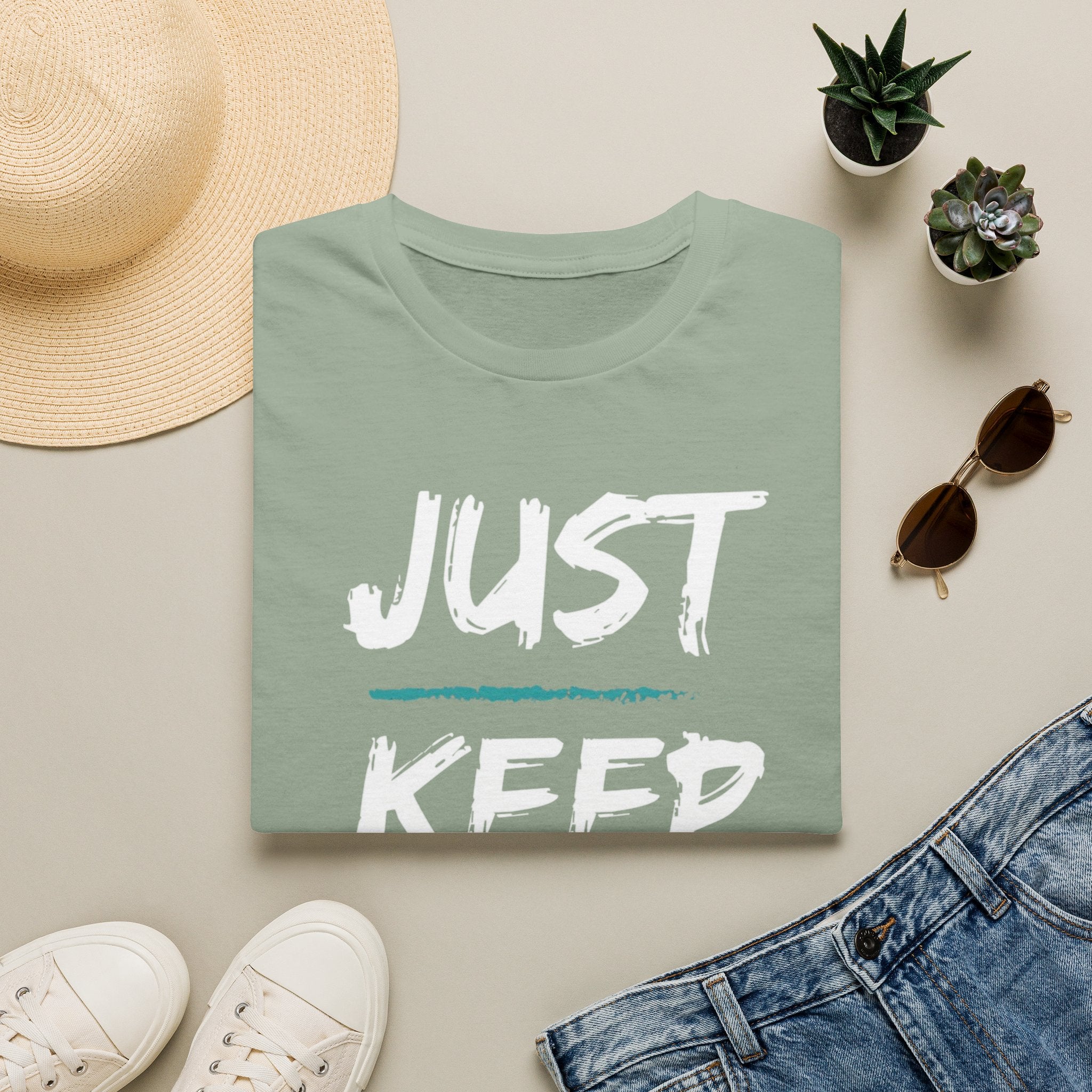 Just Keep Moving Forward T-Shirt — Motivational Inspirational Tee