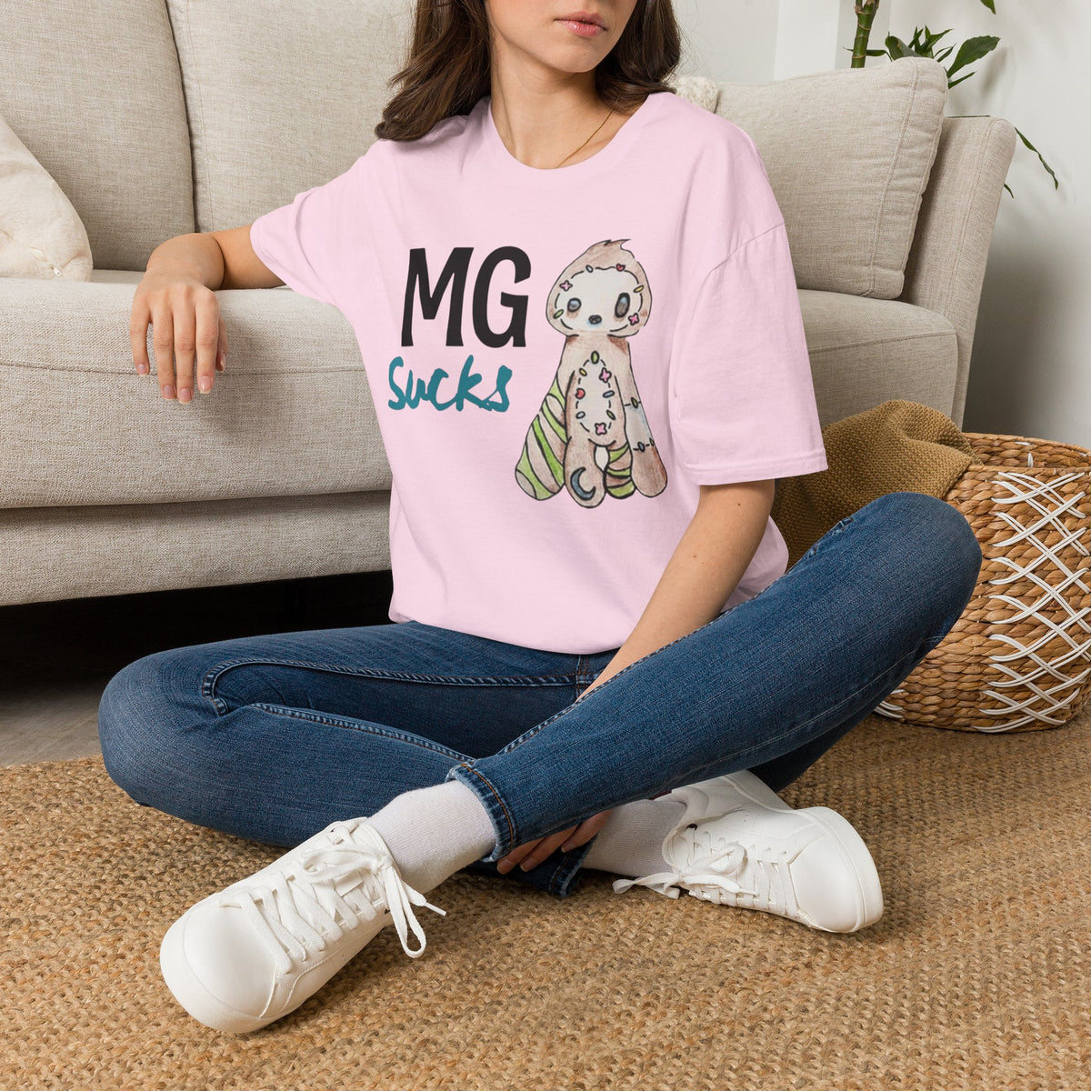 MG Sucks Sloth T-Shirt — Chronic Illness Awareness Tee