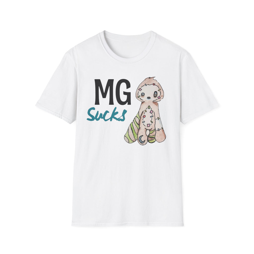 MG Sucks Sloth T-Shirt — Chronic Illness Awareness Tee
