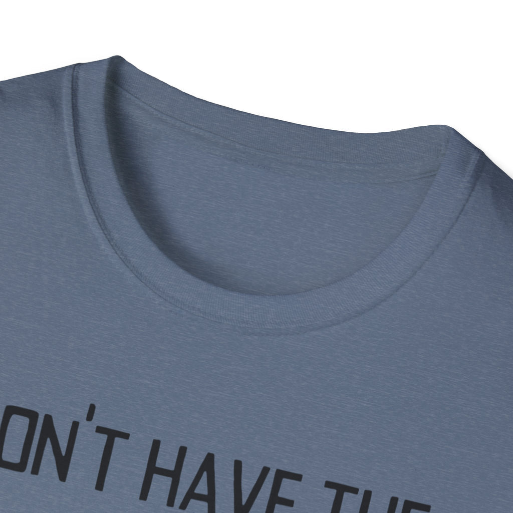 T-Shirt — “I Don’t Have the Energy For This” Low Battery Graphic Tee