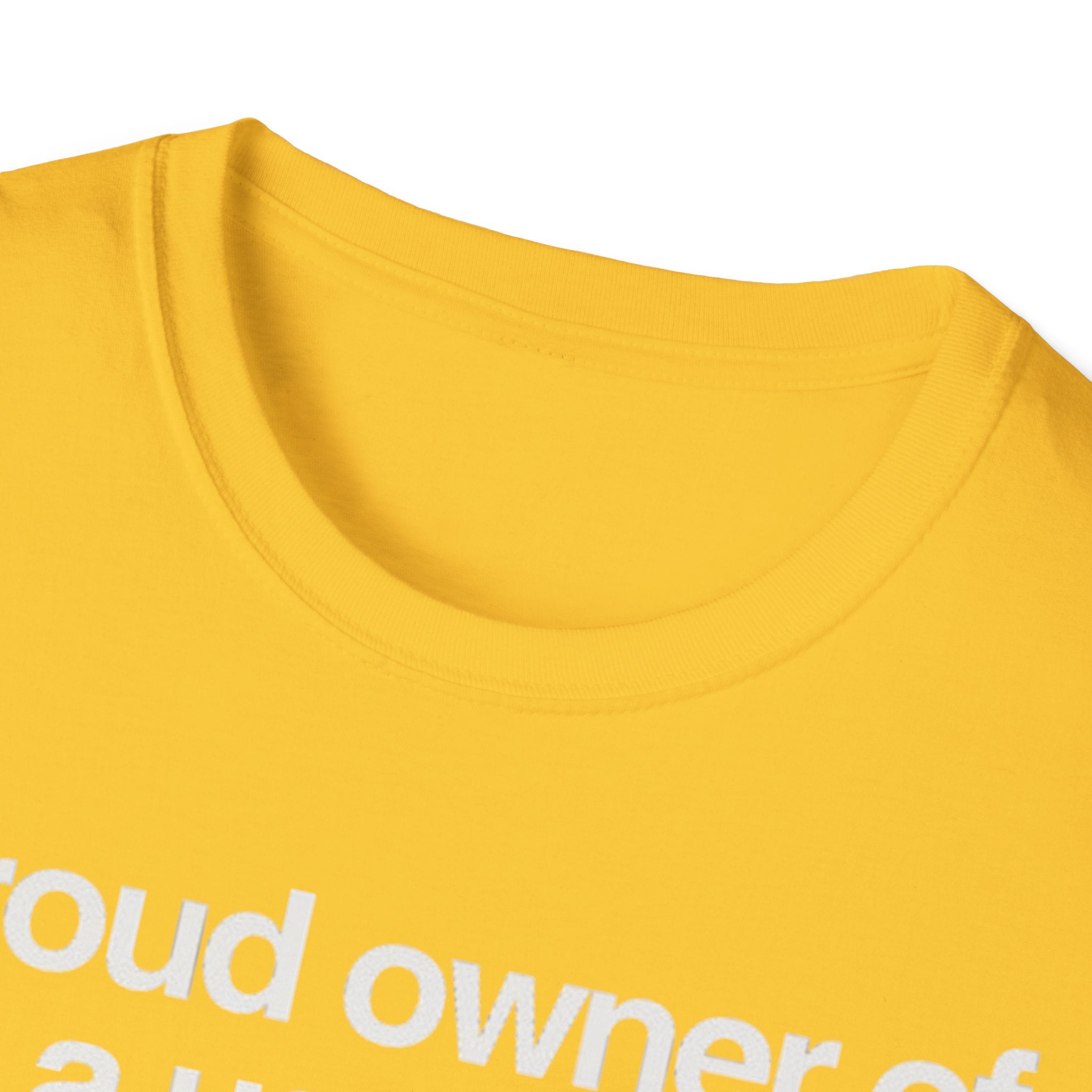 "Proud owner of a useless Immune System" Slogan Tee
