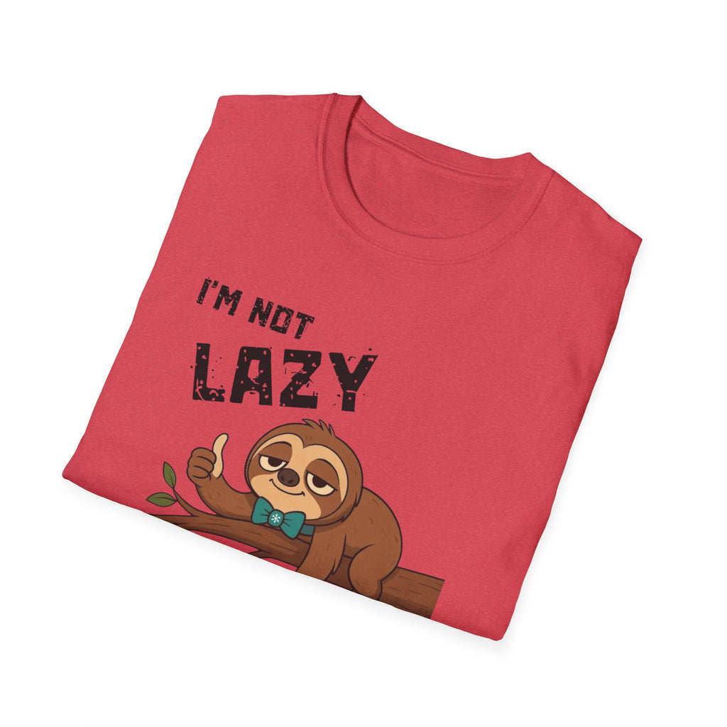Myasthenia Gravis Awareness T-Shirt — "I'm Not Lazy, I Have Myasthenia Gravis" Sloth Design
