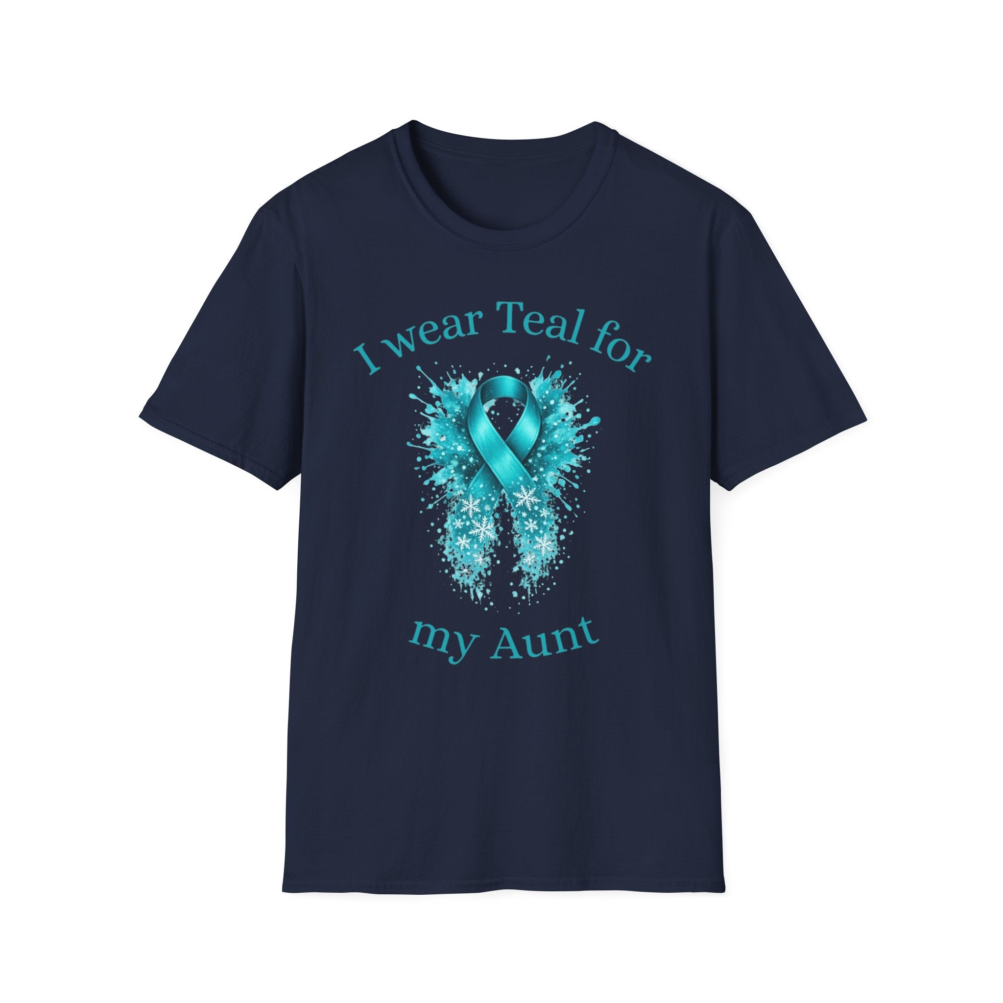 Myasthenia Gravis Awareness T-Shirt — “I Wear Teal For My Aunt”