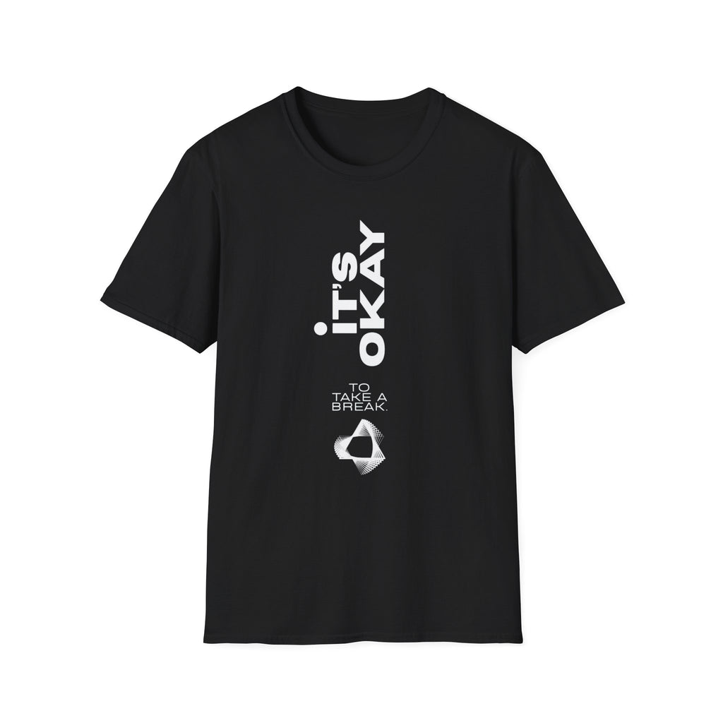 It's Okay Vertical Graphic Tee — Mental Health Awareness T-Shirt
