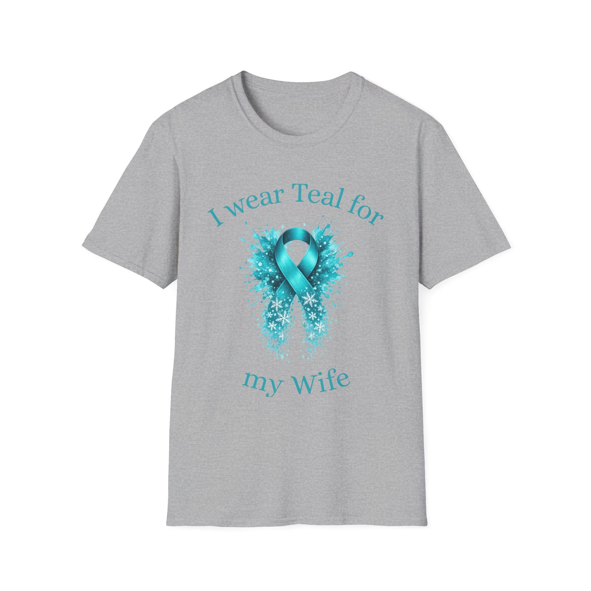 Myasthenia Gravis Awareness Tee — “I Wear Teal For My Wife”