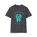 Myasthenia Gravis Awareness T-Shirt — "I Wear Teal for My Sister" Support Ribbon Tee