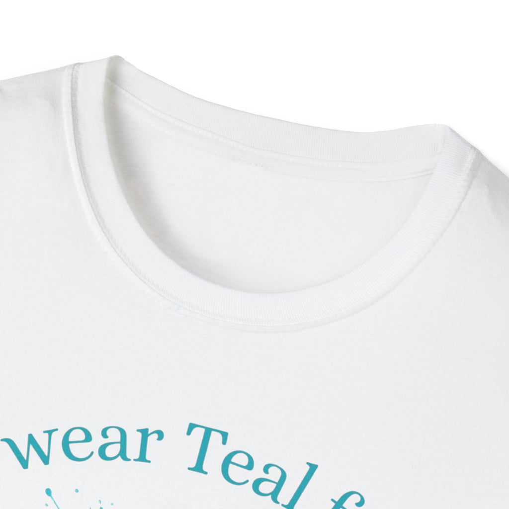 Myasthenia Gravis Awareness T-Shirt — "I Wear Teal for Myasthenia Gravis"