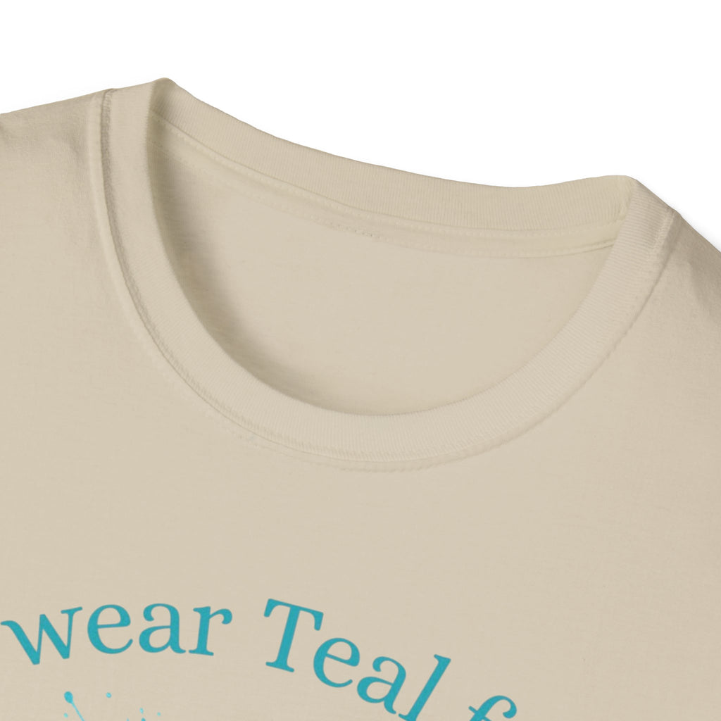 Myasthenia Gravis Awareness T-Shirt — "I Wear Teal for Myasthenia Gravis"