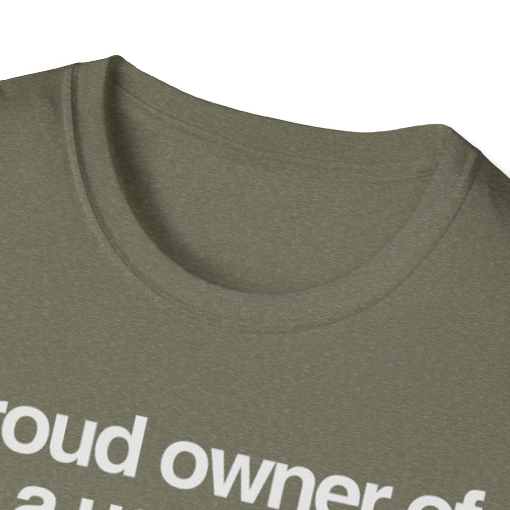 "Proud owner of a useless Immune System" Slogan Tee