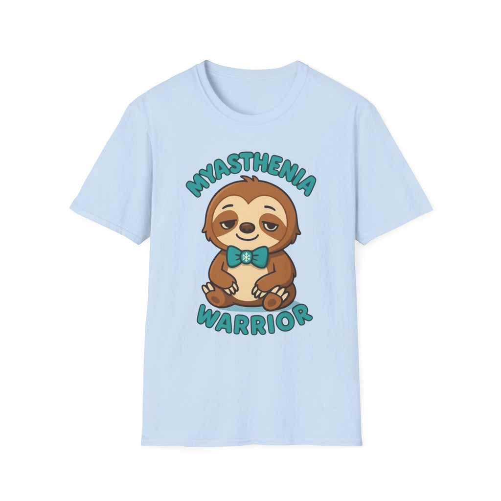 Myasthenia Warrior Sloth T-Shirt