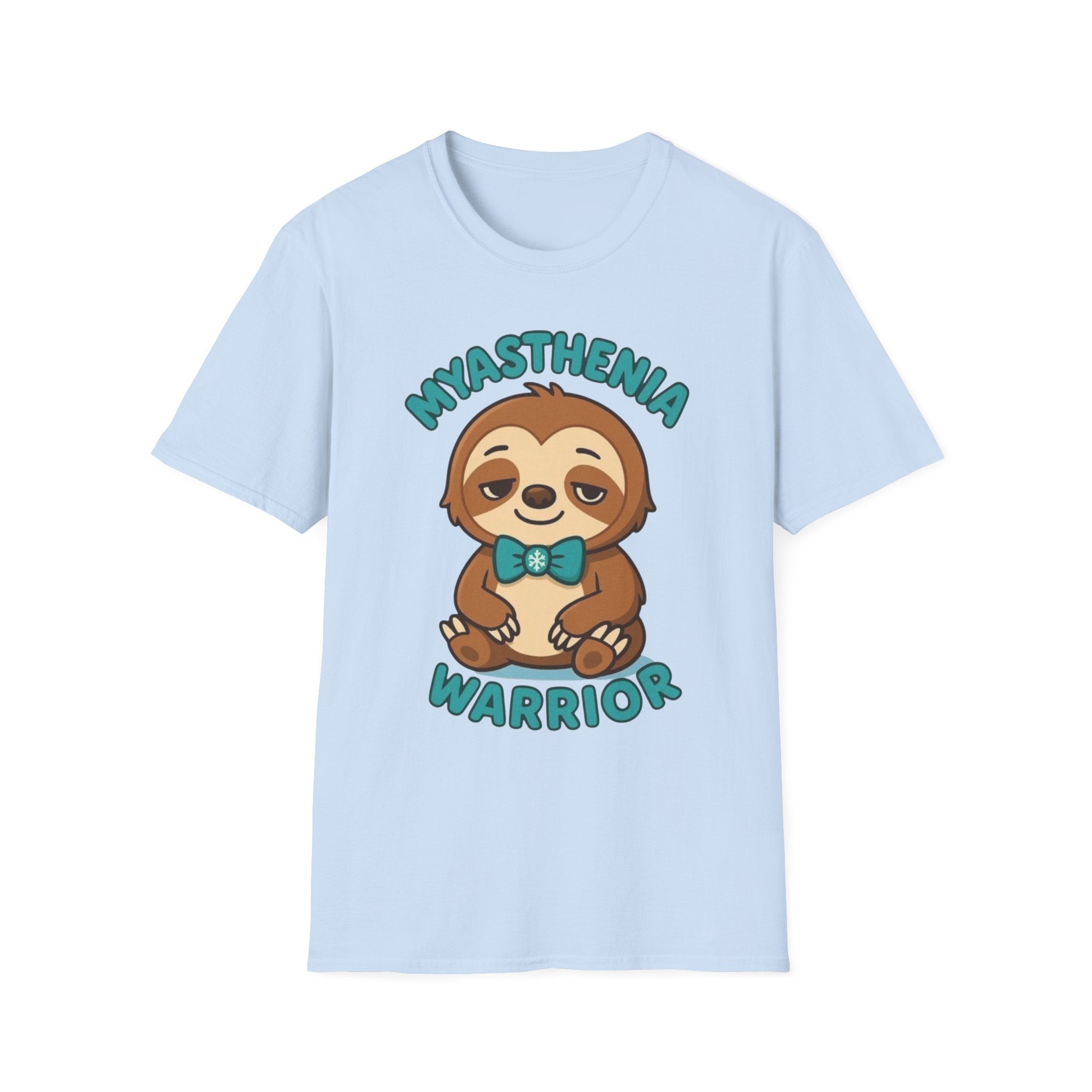 Myasthenia Warrior Sloth T-Shirt