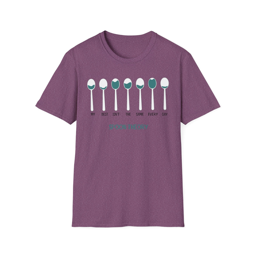 Spoon Theory T-Shirt – "My Best Isn't the Same Every Day" Chronic Illness Awareness Tee