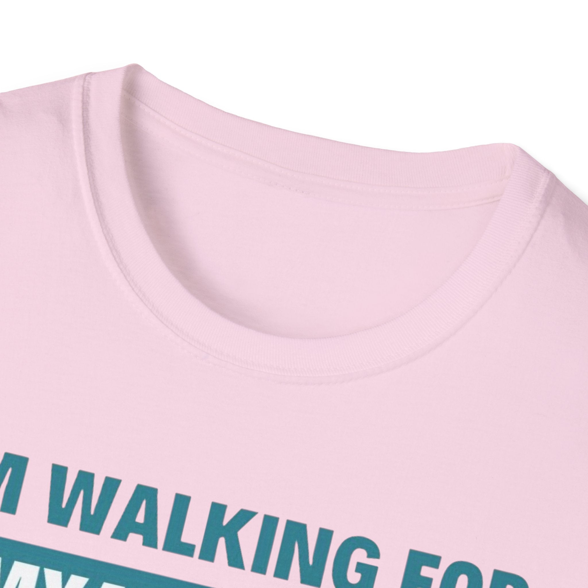 Myasthenia Gravis Awareness T-Shirt – "I'm Walking for Myasthenia Gravis Awareness" Fundraiser Tee