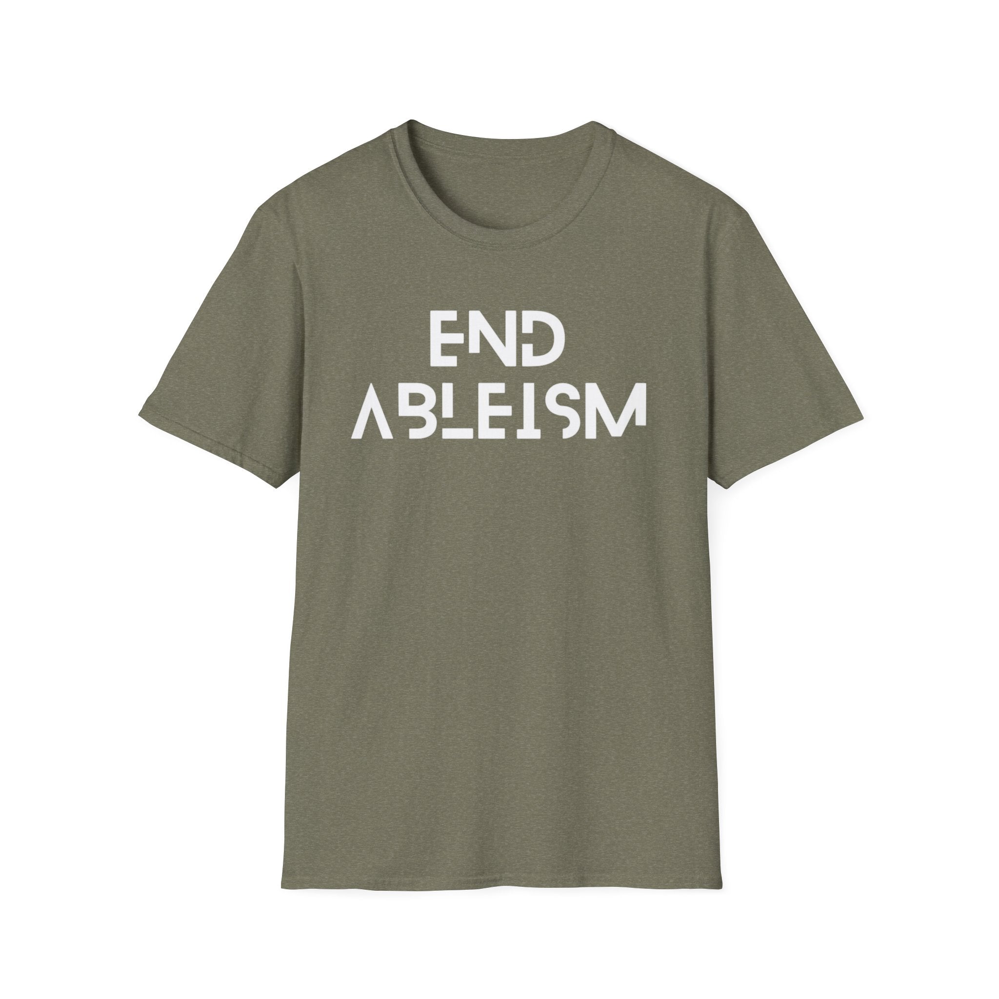 End Ableism T-Shirt — Disability Rights Activist Tee