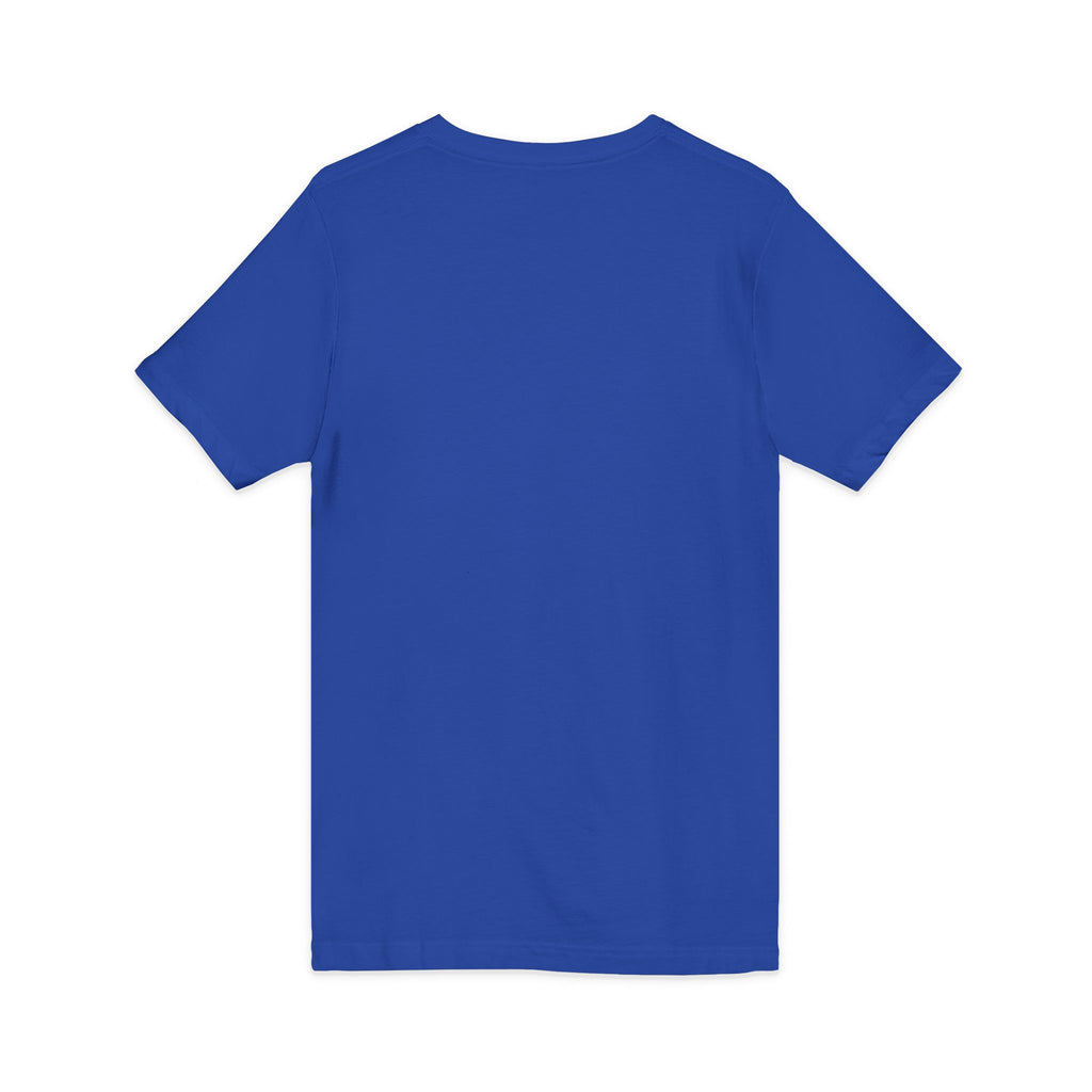 Myasthenia Gravis Awareness V-Neck Tee — "I'm Not Lazy" Sloth Design