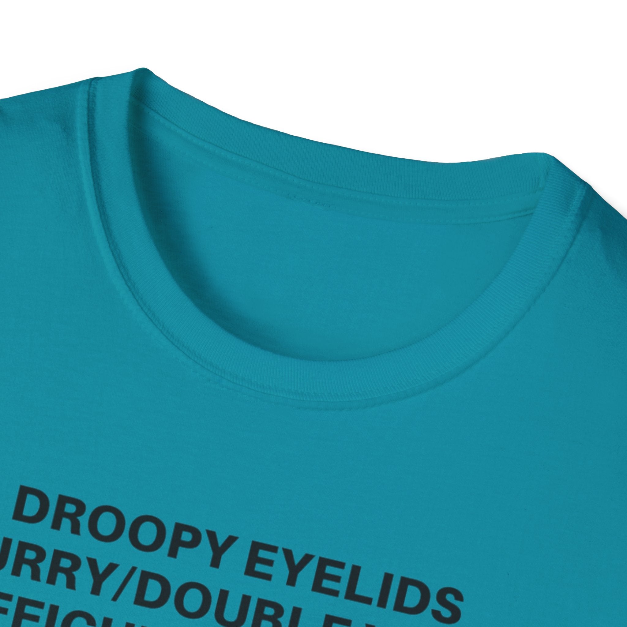 Myasthenia Gravis Awareness T-Shirt — Symptoms List Tee