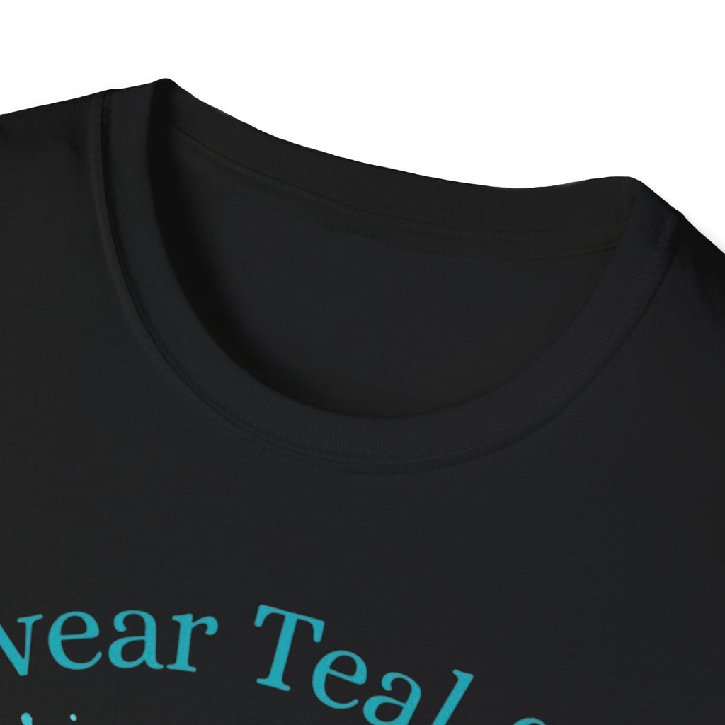 Myasthenia Gravis Awareness Ribbon T-Shirt — "I Wear Teal for My Son" Support Tee