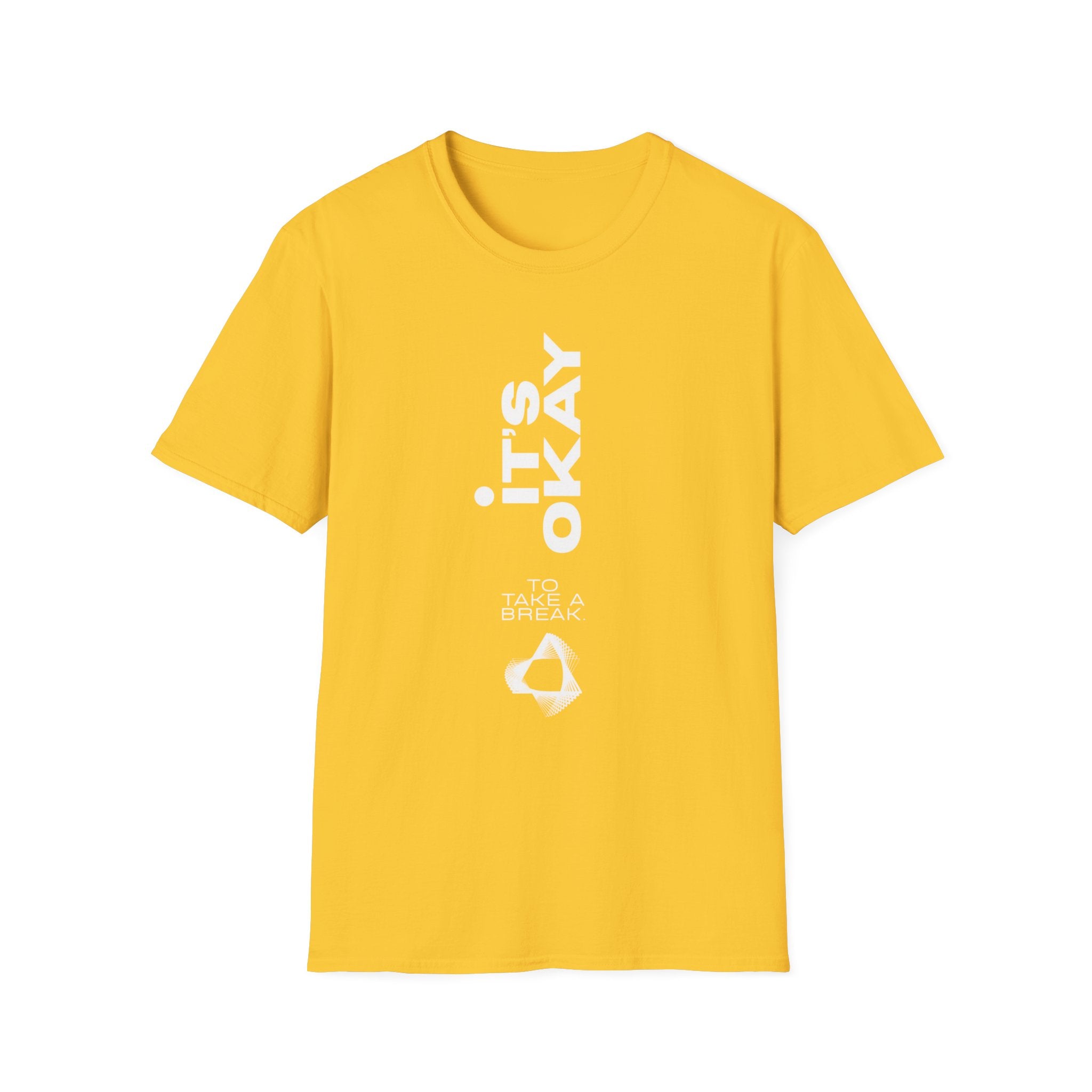 It's Okay Vertical Graphic Tee — Mental Health Awareness T-Shirt