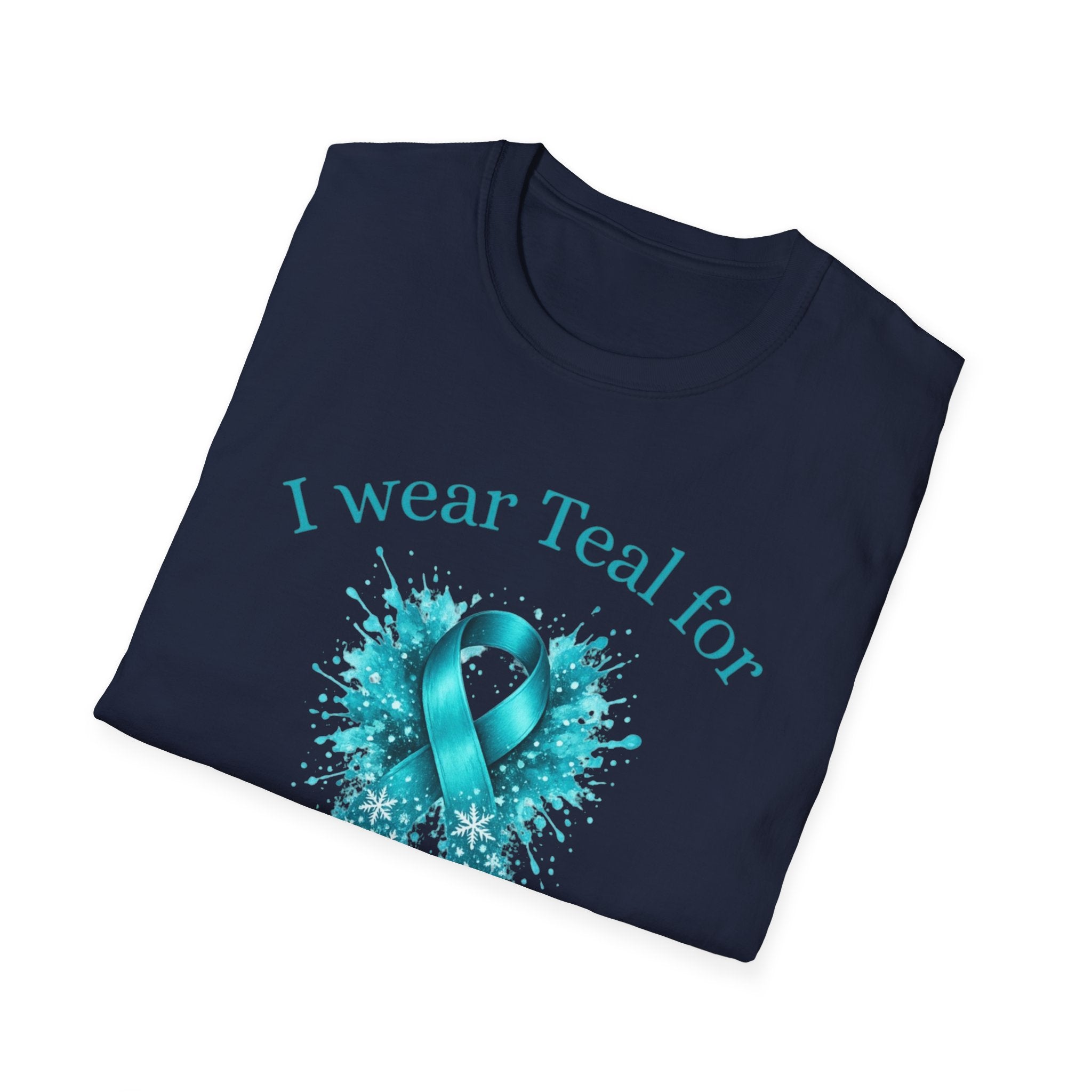 Myasthenia Gravis Awareness T-Shirt — "I Wear Teal For My Partner"