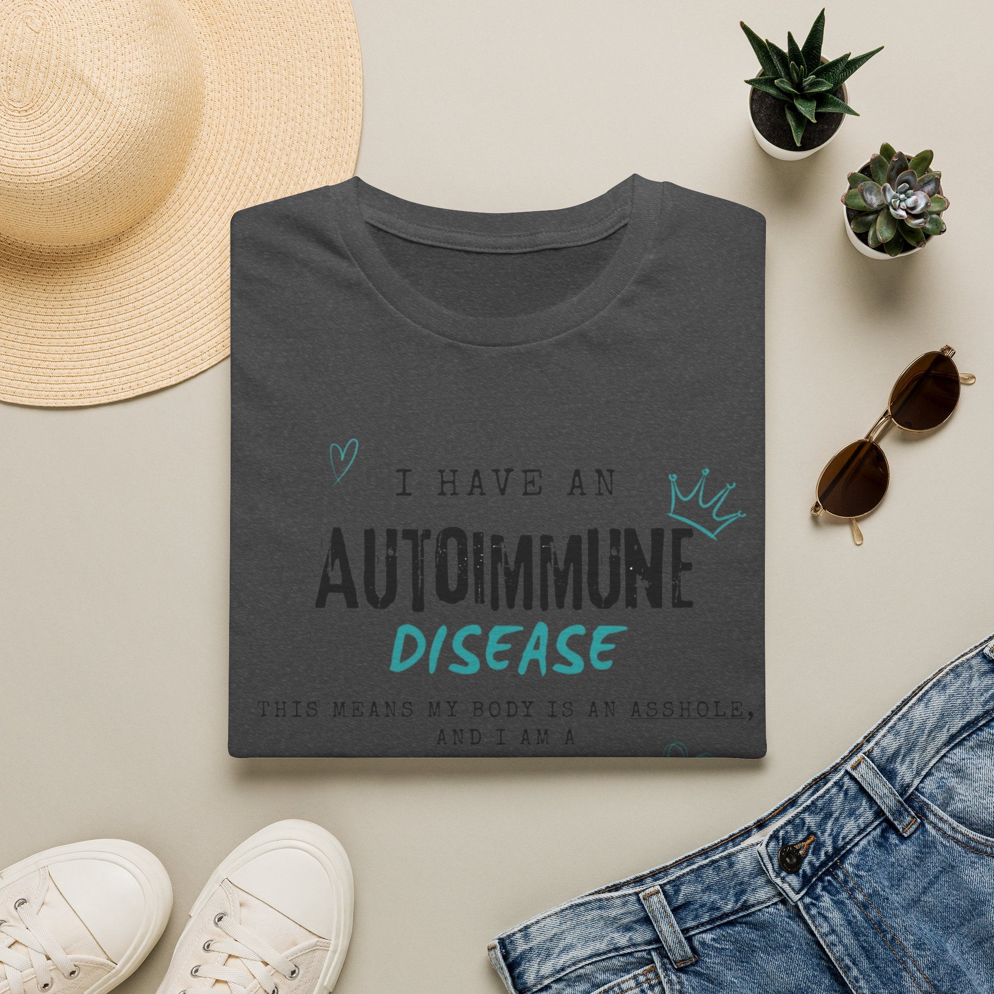 Autoimmune Disease Awareness T‑Shirt — "I Have an Autoimmune Disease" Ribbon Tee