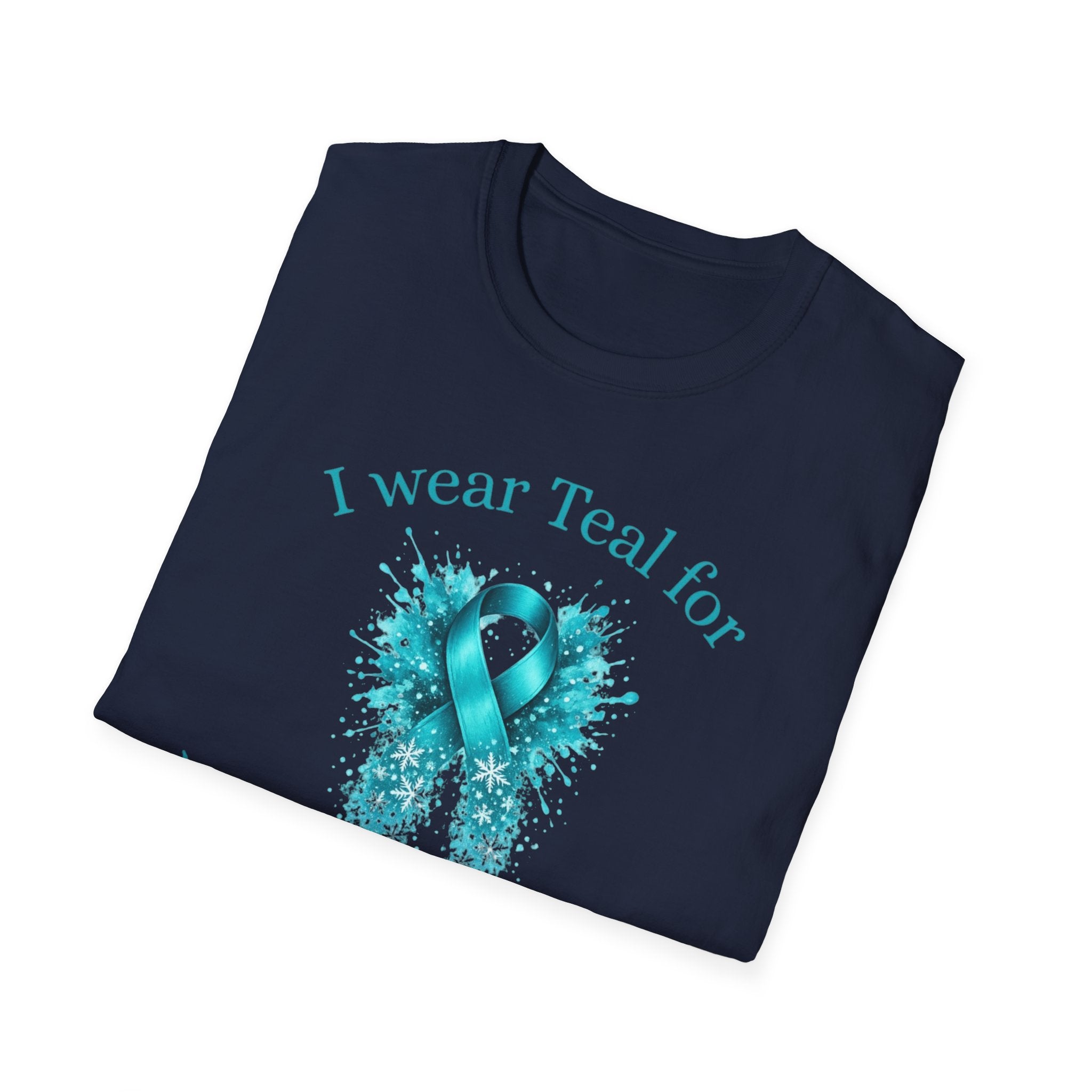 Myasthenia Gravis Awareness T-Shirt — "I Wear Teal for Myasthenia Gravis"
