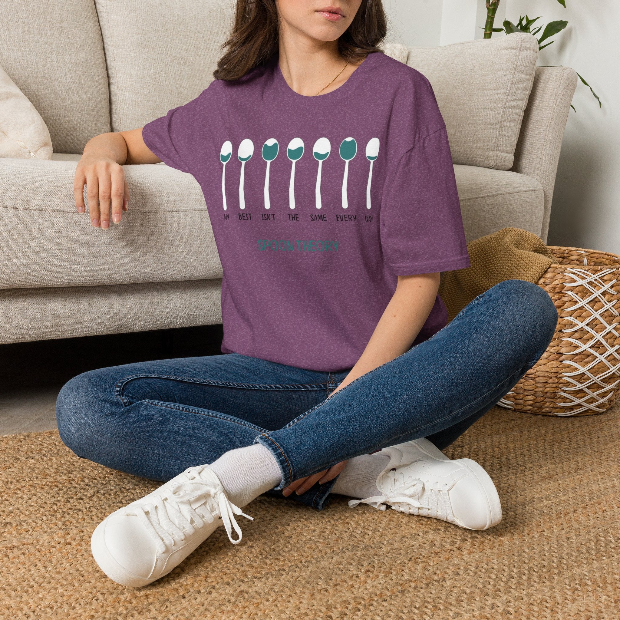 Spoon Theory T-Shirt – "My Best Isn't the Same Every Day" Chronic Illness Awareness Tee