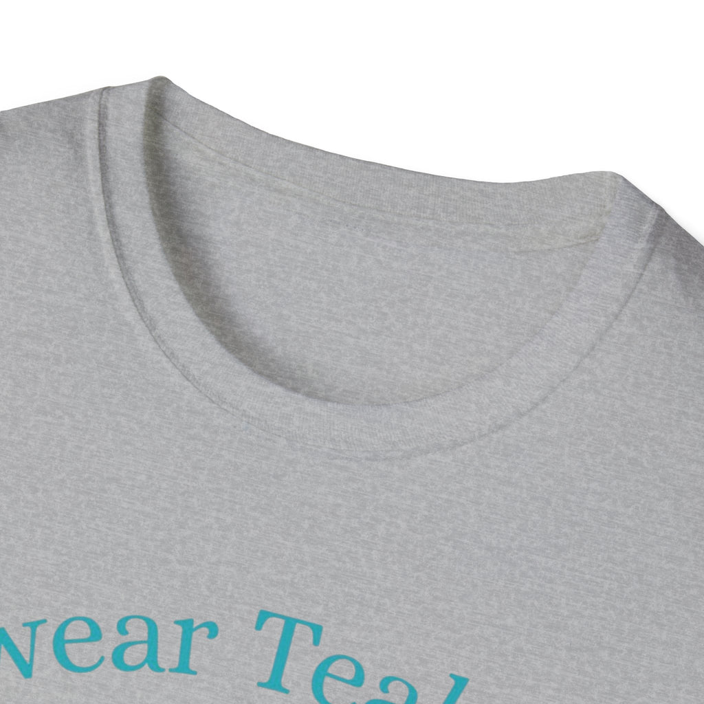 Myasthenia Gravis Awareness Ribbon T-Shirt - "I Wear Teal for My Dad" Support Tee
