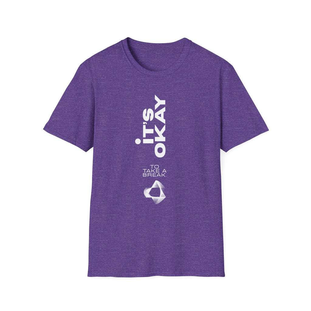 It's Okay Vertical Graphic Tee — Mental Health Awareness T-Shirt