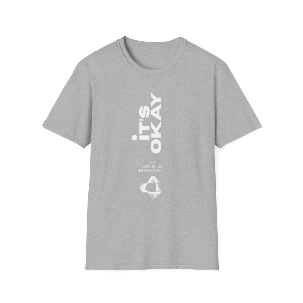 It's Okay Vertical Graphic Tee — Mental Health Awareness T-Shirt