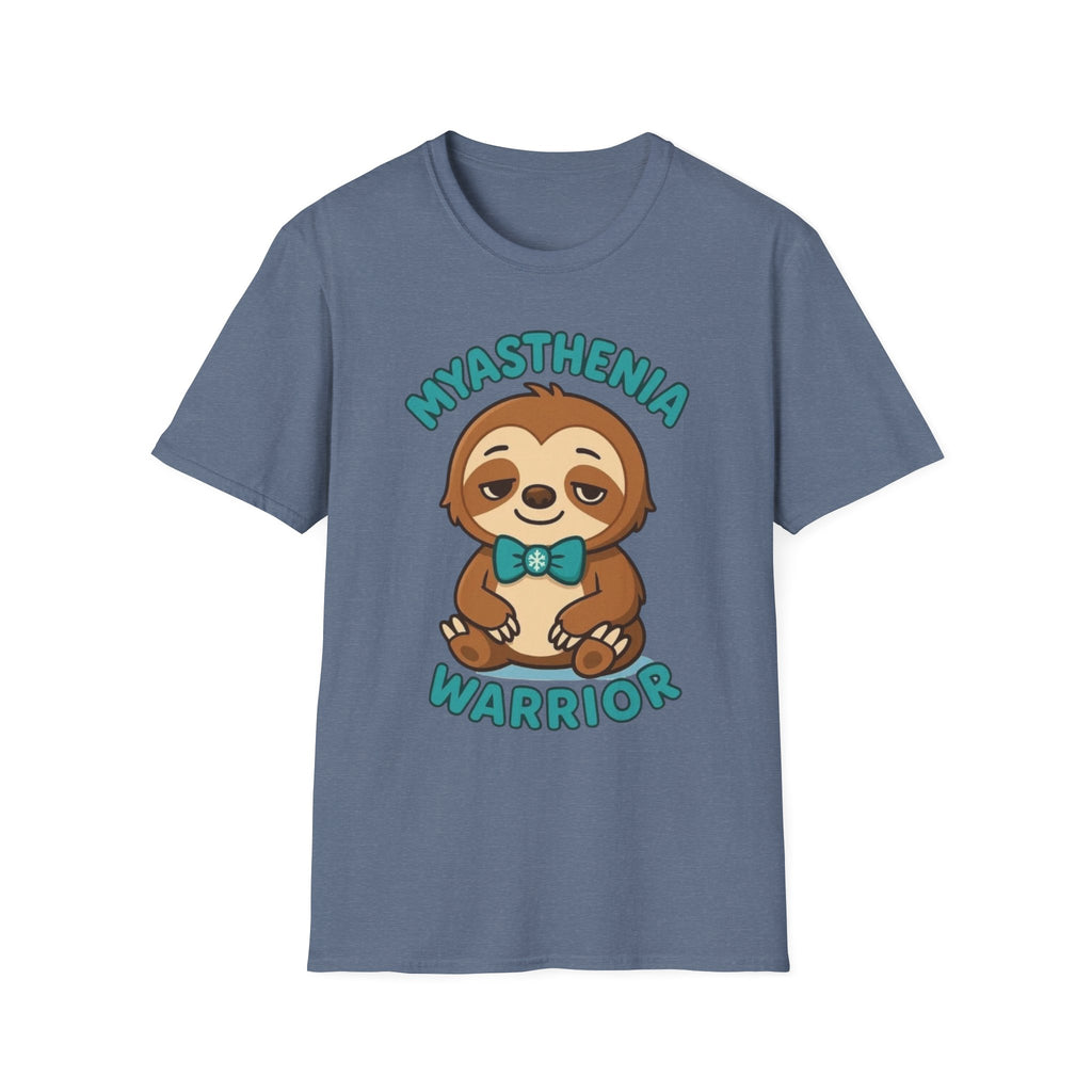 Myasthenia Warrior Sloth T-Shirt