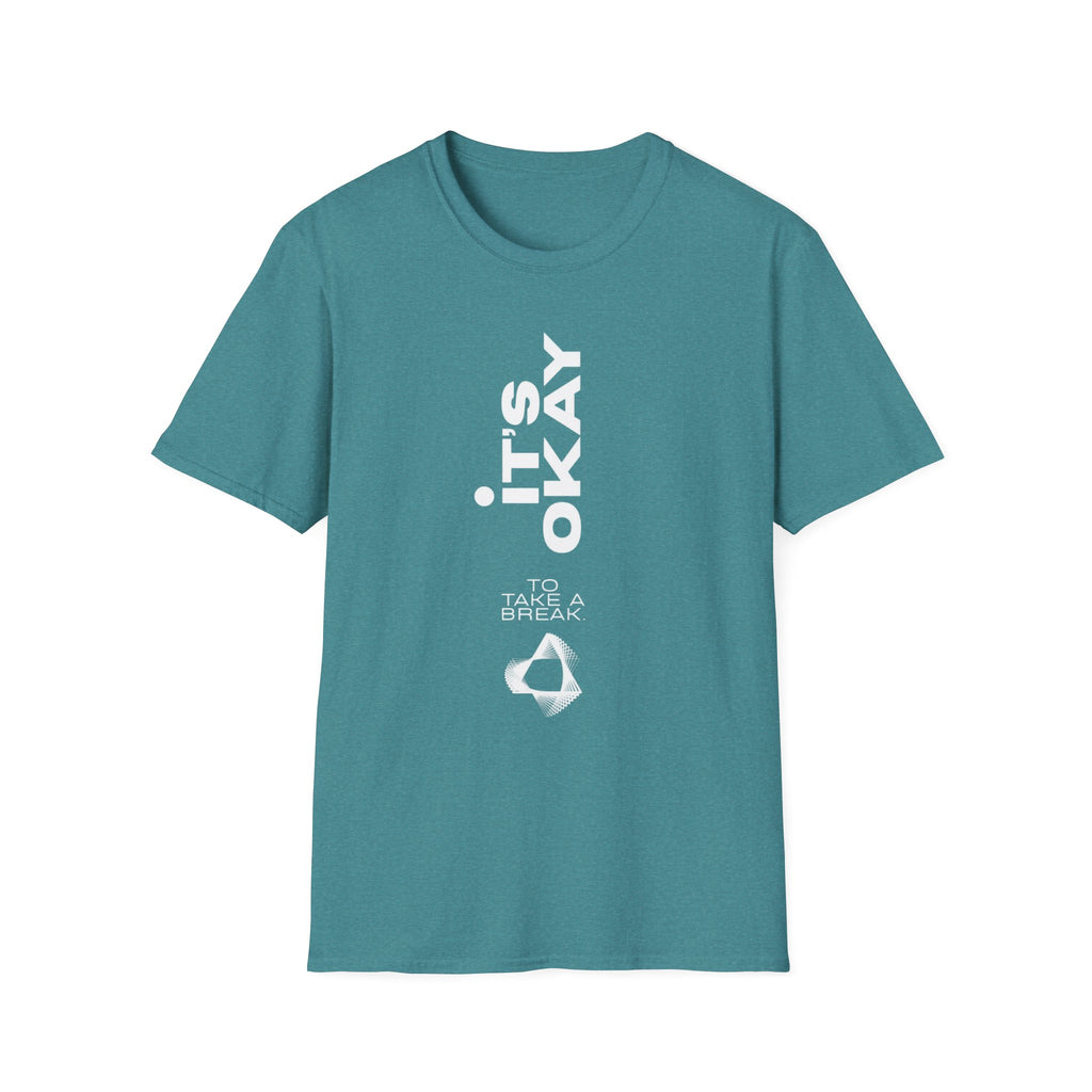 It's Okay Vertical Graphic Tee — Mental Health Awareness T-Shirt