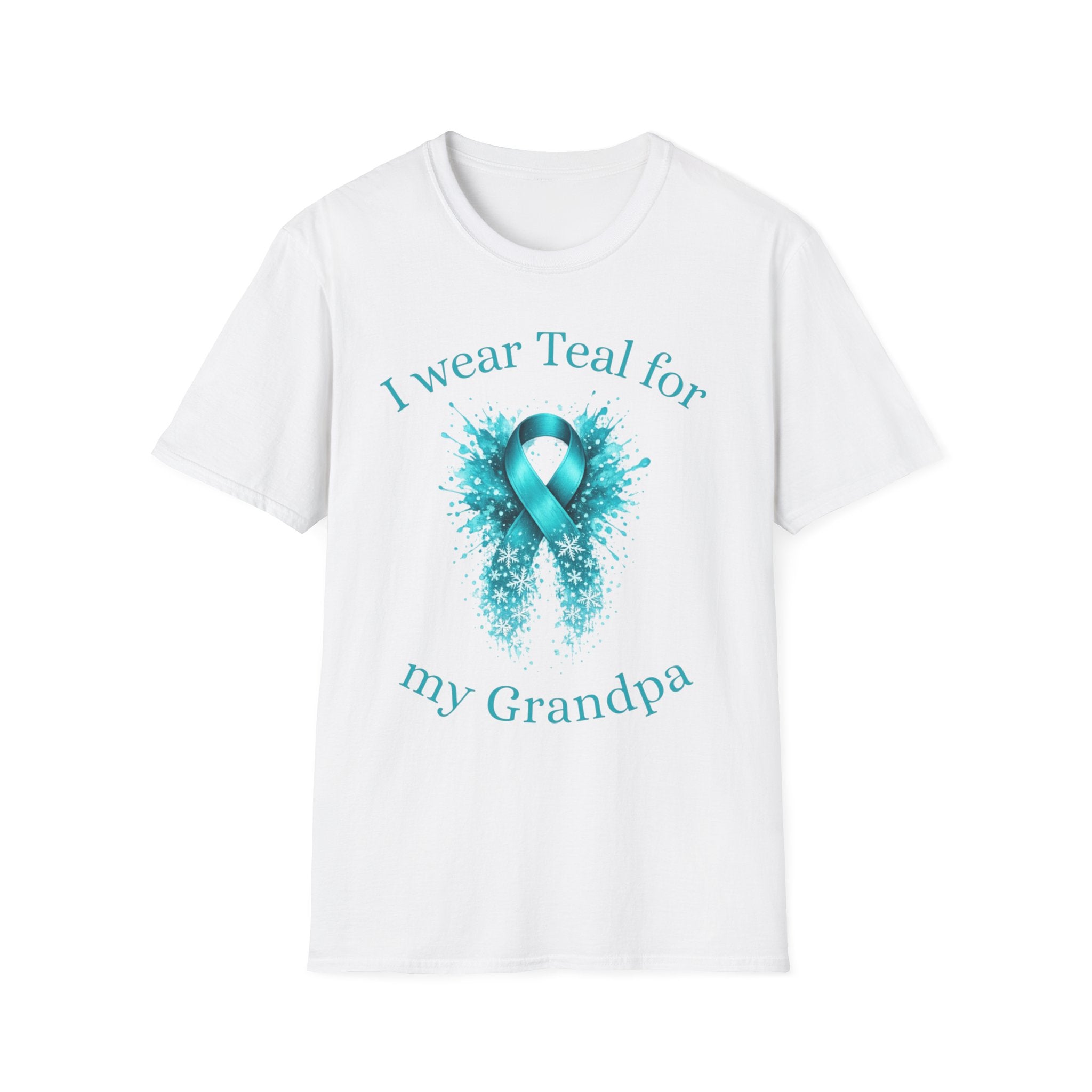 Myasthenia Gravis Awareness T-Shirt — "I Wear Teal For My Grandpa"